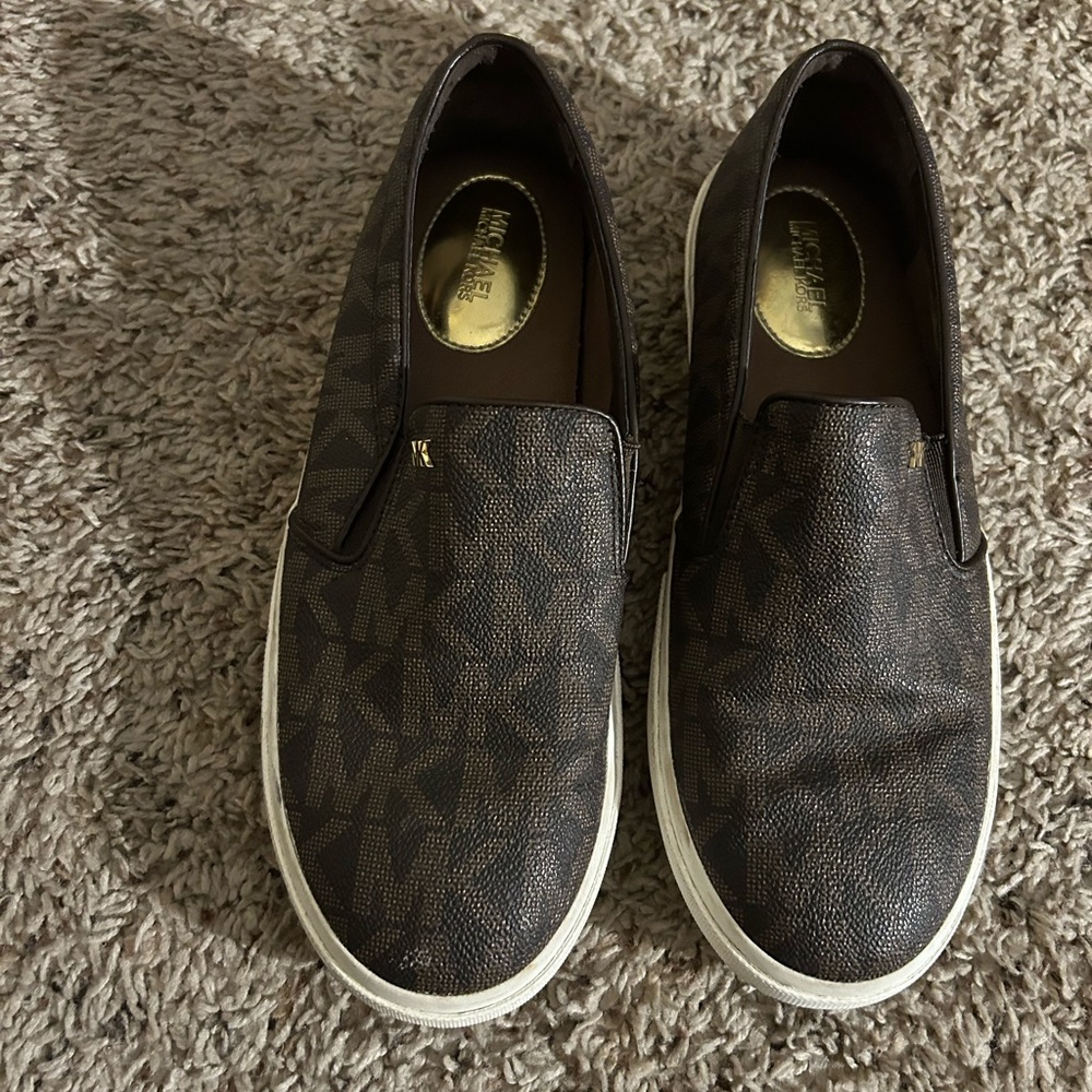 Michael Kors  Dark Brown Slip-On Loafers